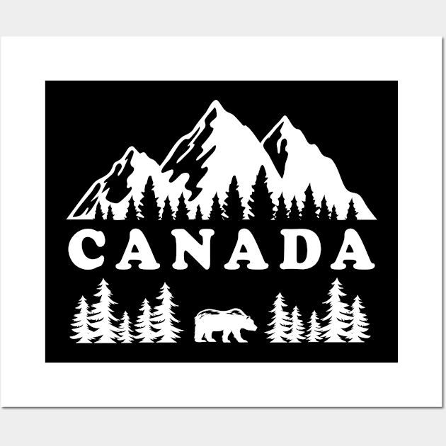 Canada Bear Wall Art by JKFDesigns